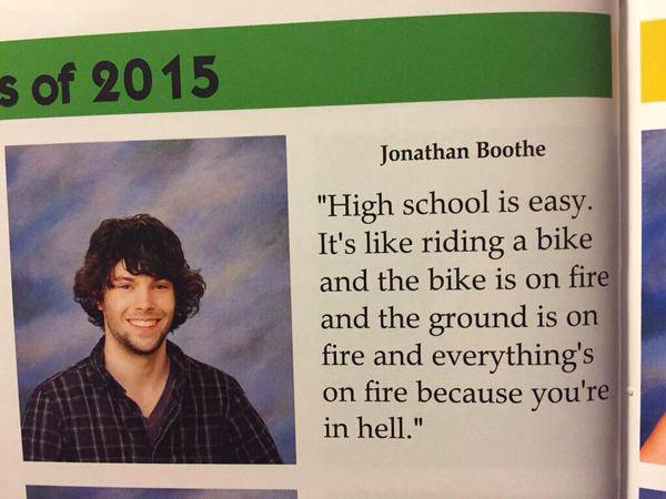Best Highschool Yearbook Quotes